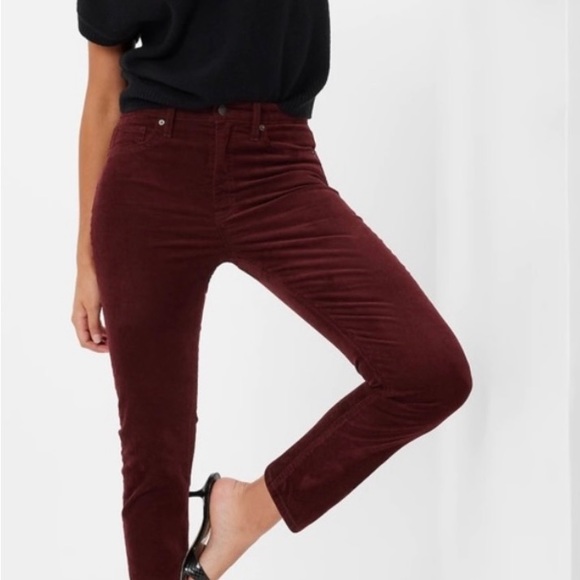Gap High Rise Corduroy Vintage Slim Jeans with Washwell - Picture 1 of 6